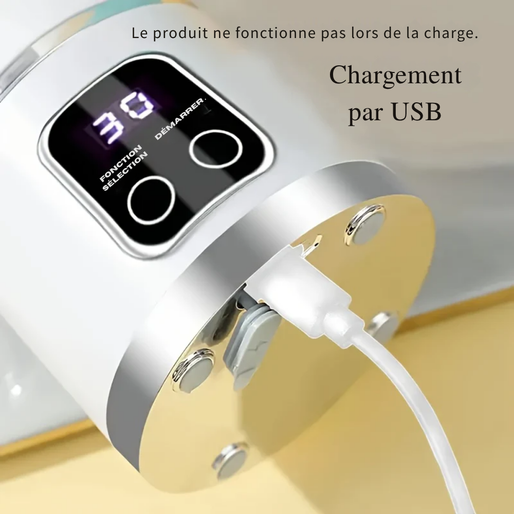 Mixeur Portable Rechargeable USB – Blender & Presse-agrumes pour Smoothies et Milkshakes