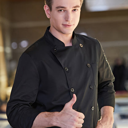 Veste de cuisine Homme à Manches Longues – Uniforme Professionnel de Cuisine – photo 2