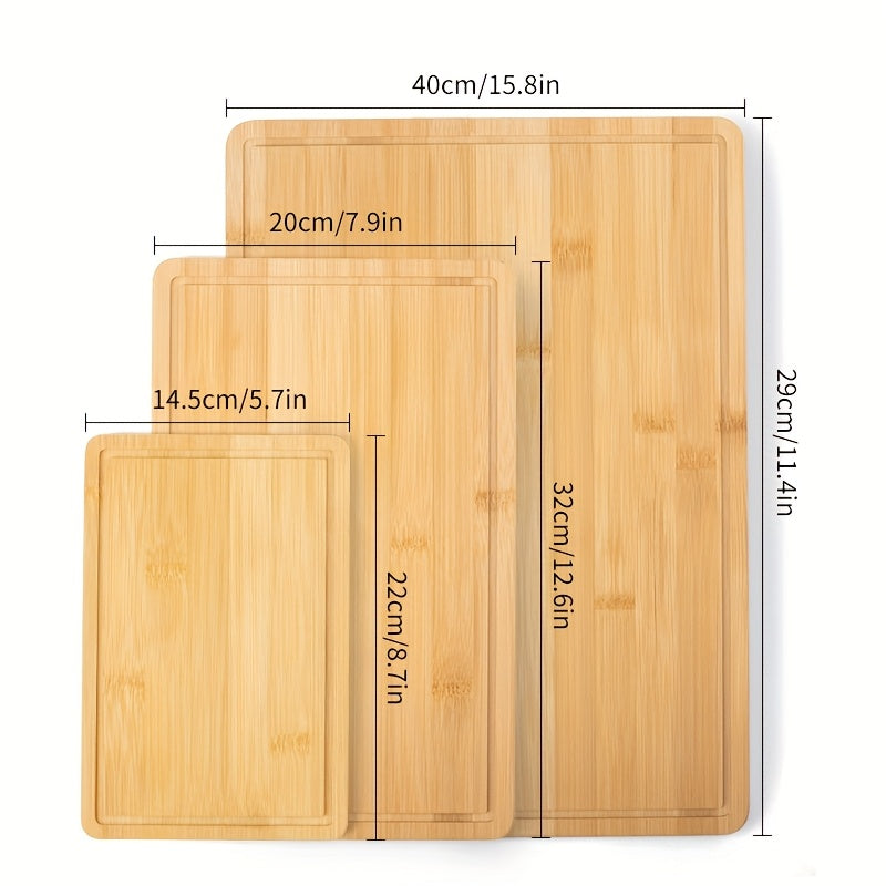 Planche à découper en bambou épaisse et durable – photo 6