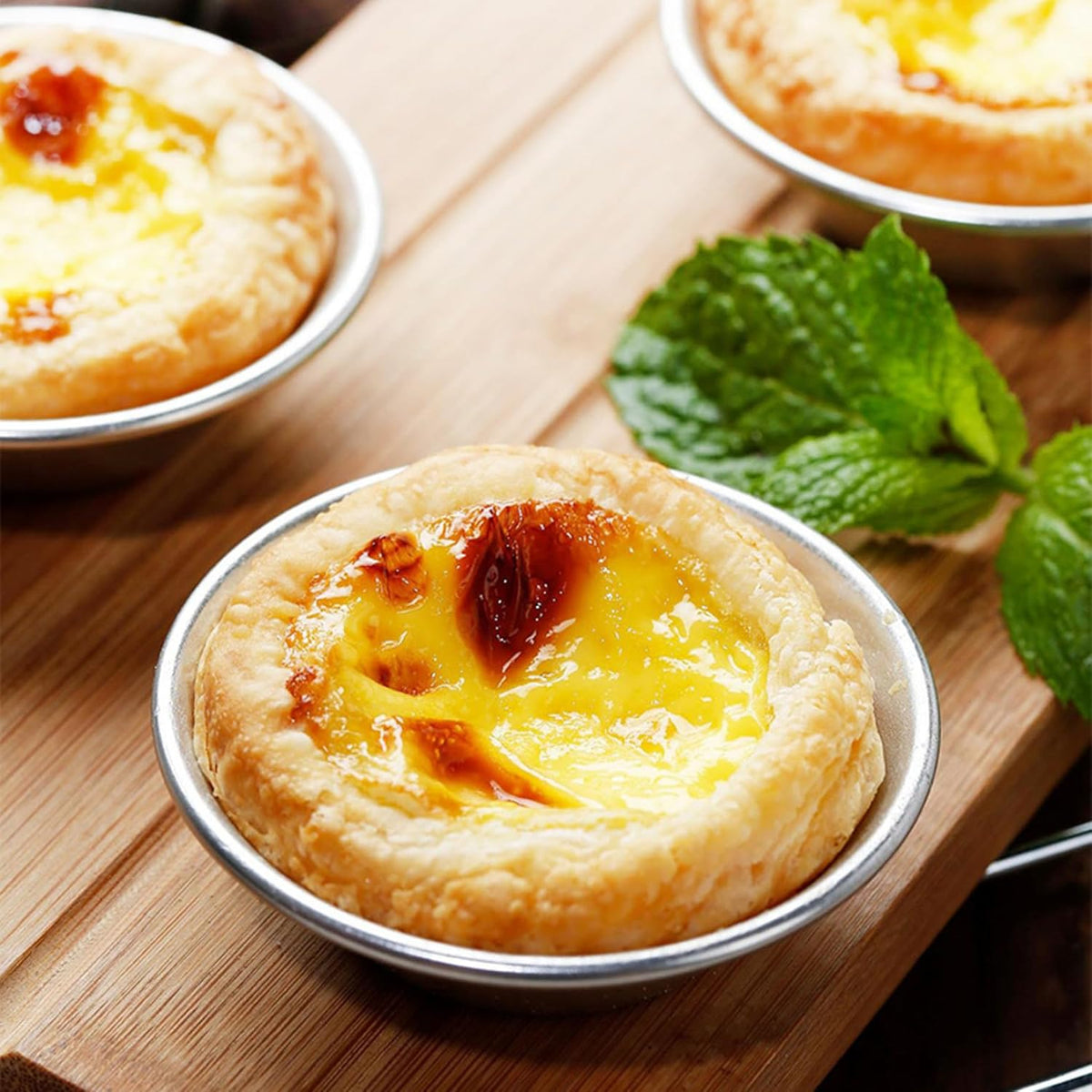 Lot de 12 moules à tartelettes – idéal pour pastéis de nata – photo 4