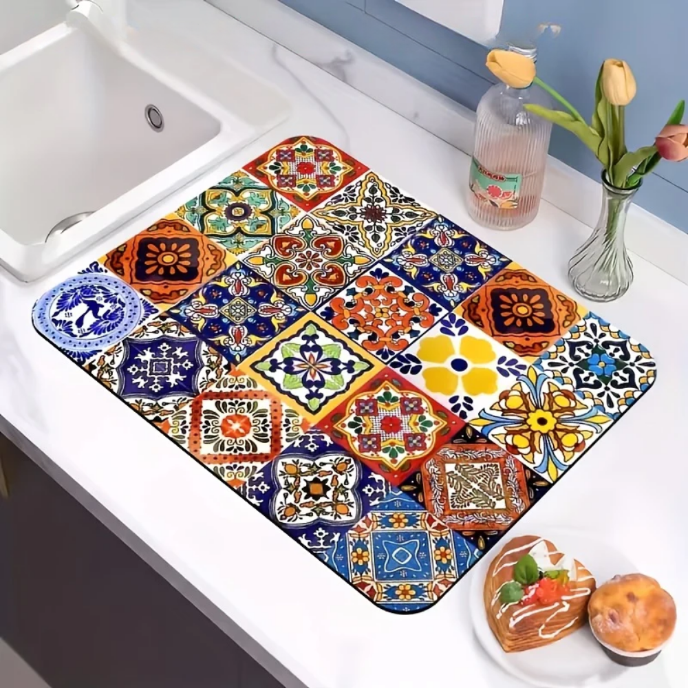 Tapis Égouttoir Absorbant pour cuisine