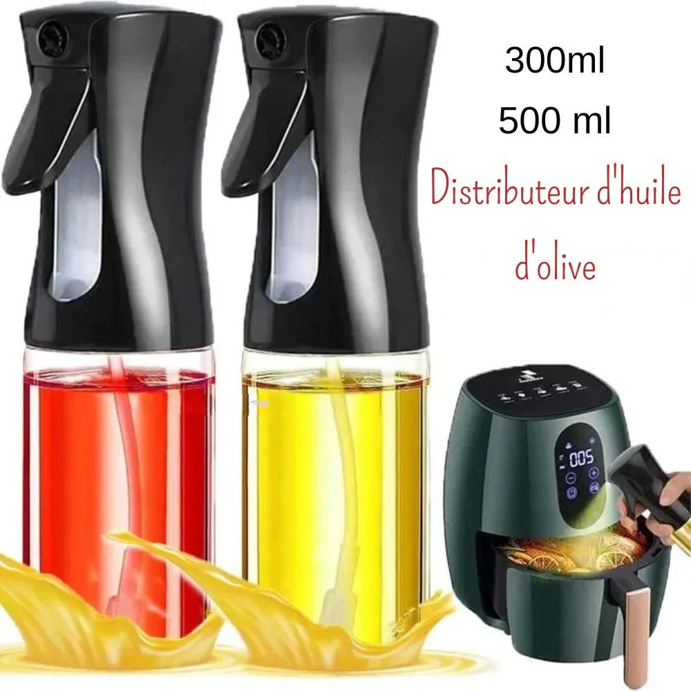 Spray d’huile d’olive – Distributeur réutilisable pour cuisine, vinaigre et huile