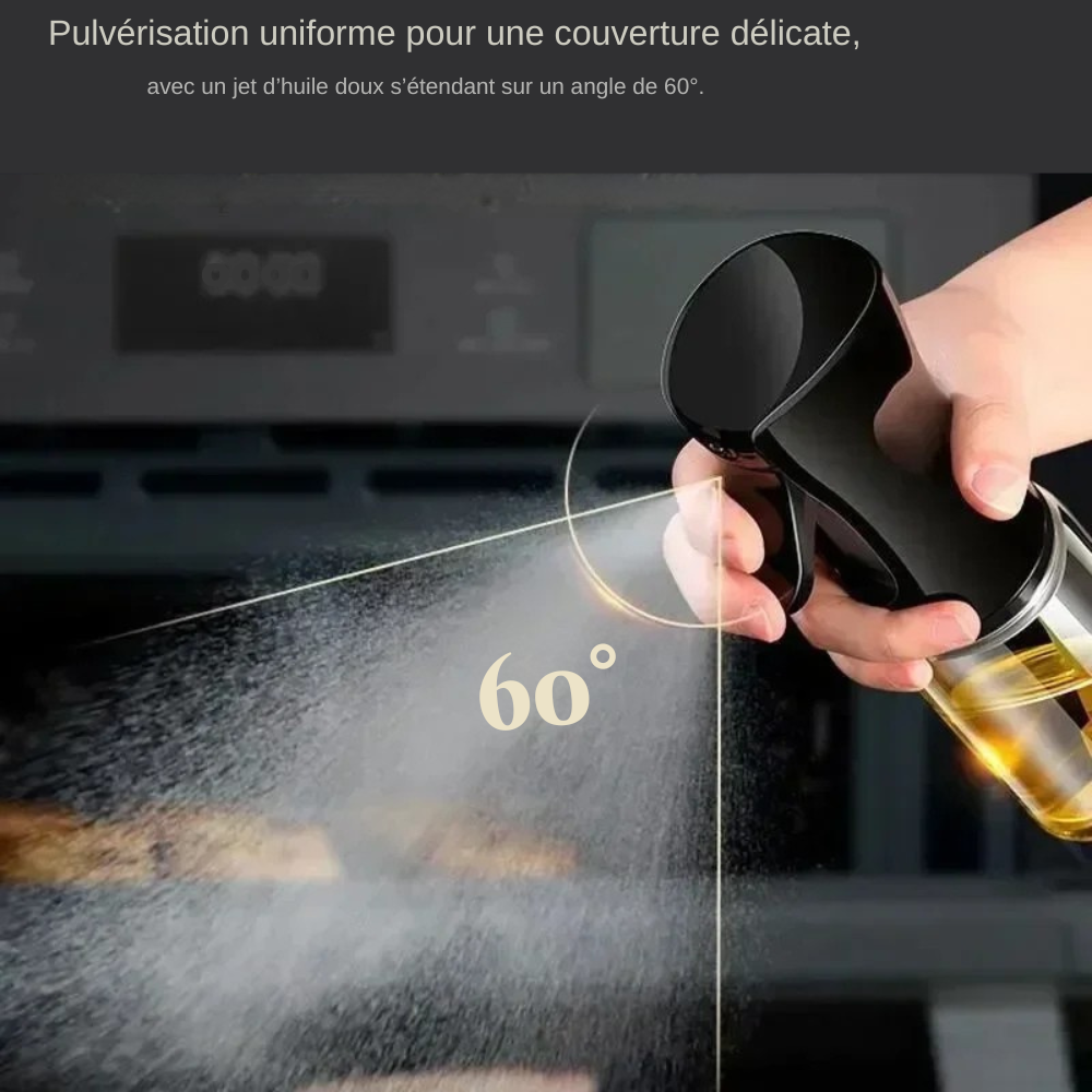 Spray d’huile d’olive – Distributeur réutilisable pour cuisine, vinaigre et huile