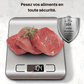Balance de Cuisine Numérique Haute Précision 10 kg – Écran LCD avec Fonction Tare