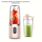 Blender Portable USB 1400 ml – Presse-Agrumes Électrique Sans Fil 6 Lames
