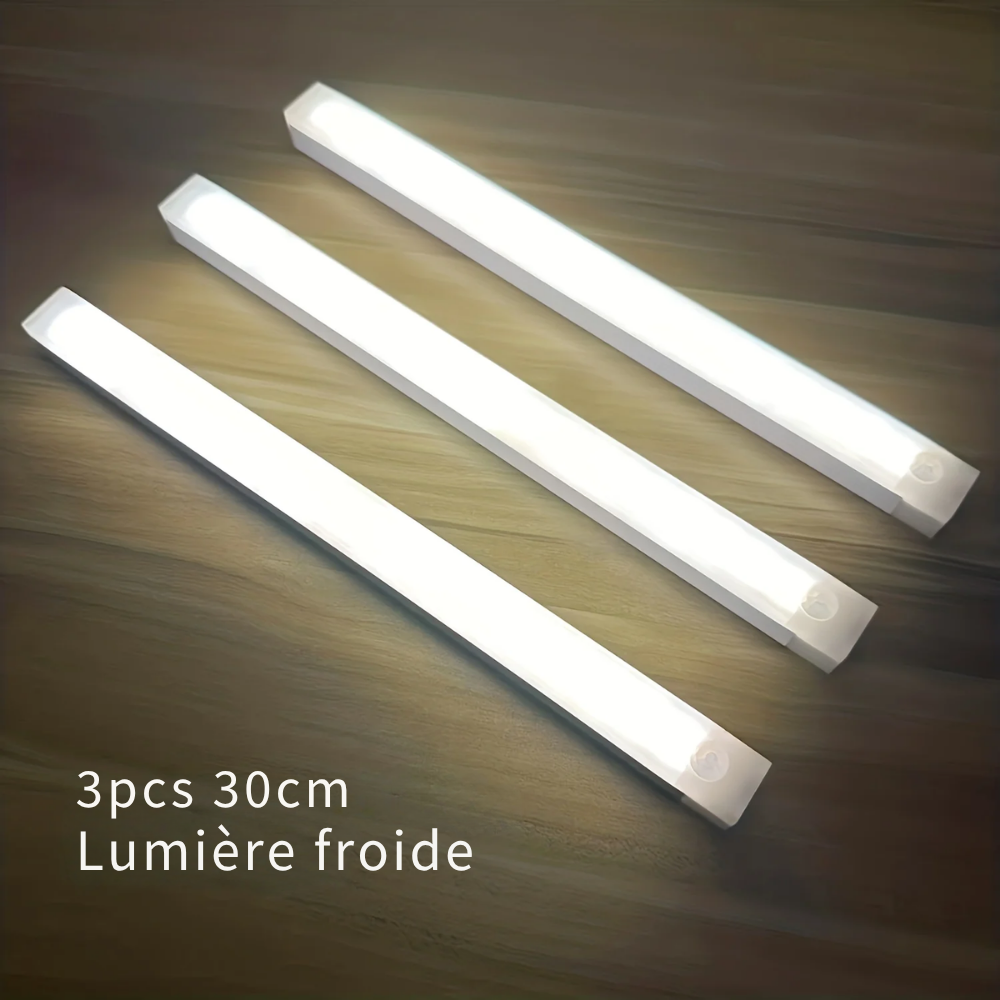 Eclairage pour cuisine à Détecteur de Mouvement Rechargeables USB