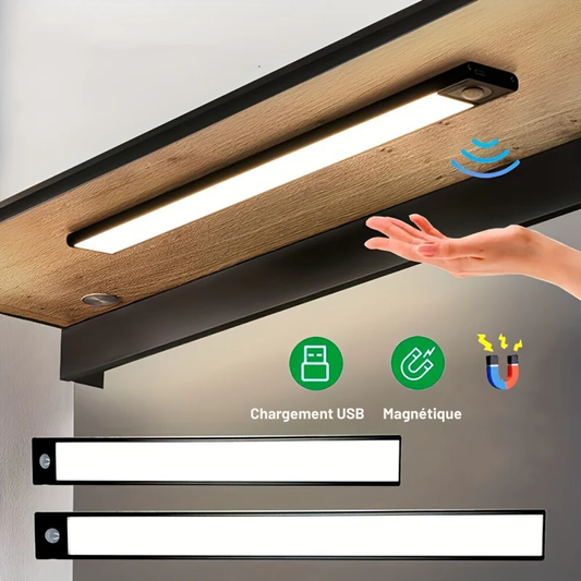 Eclairage LED pour cuisine Intelligente - Rechargeable USB avec Détecteur de Mouvement