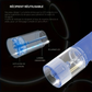 Moulin à Poivre Électrique Automatique en Acier Inoxydable avec Base de Rangement