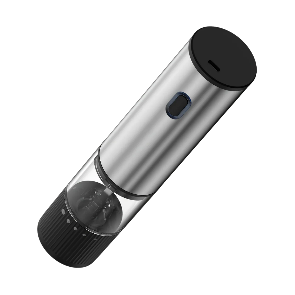 Moulin à Poivre Électrique Rechargeable USB en Acier Inoxydable