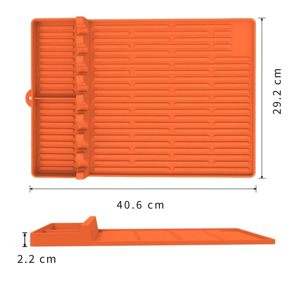 Tapis de Grill en Silicone Anti-dérapant – Résistant à la Chaleur, Facile à Nettoyer pour Cuisine et BBQ