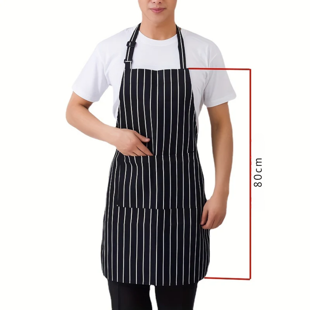 Tablier de Cuisine Demi-Tablier Réglable – 2 Poches