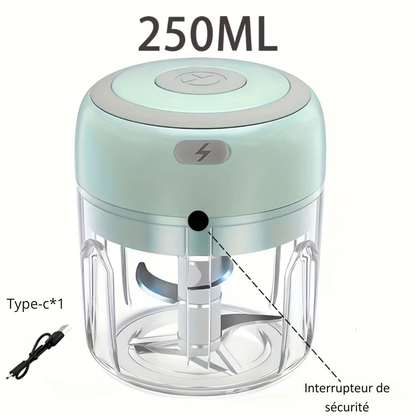 Râpe à Fromage Électrique USB – Mini Hachoir Multifonction