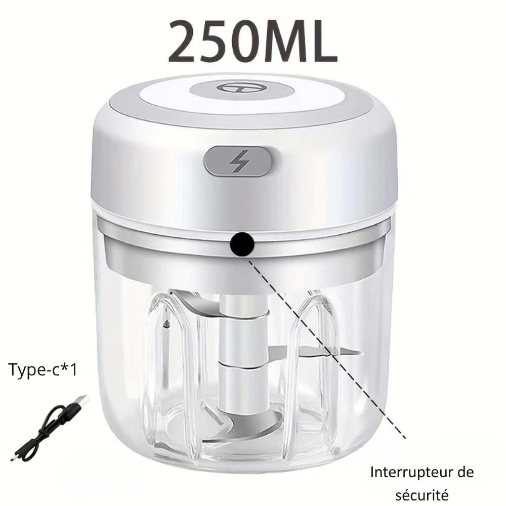 Râpe à Fromage Électrique USB – Mini Hachoir Multifonction