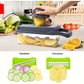 Hachoir à Légumes Multifonctionnel Manuel – Coupeur, Trancheuse et Mandoline de Cuisine