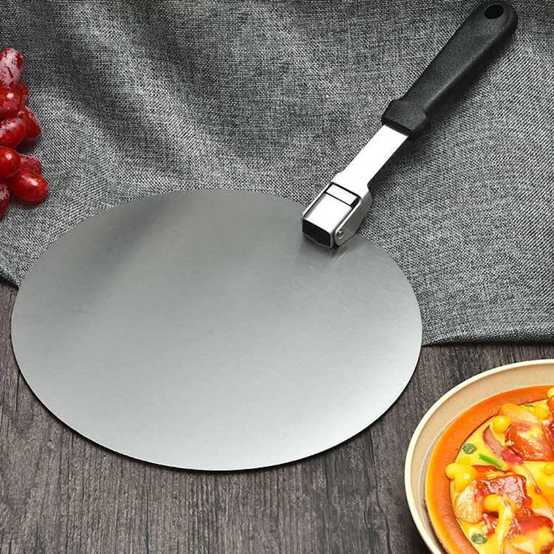 Pelle à Pizza Pliable en Acier Inoxydable – Pour Pizza, Pain et Gâteaux Maison