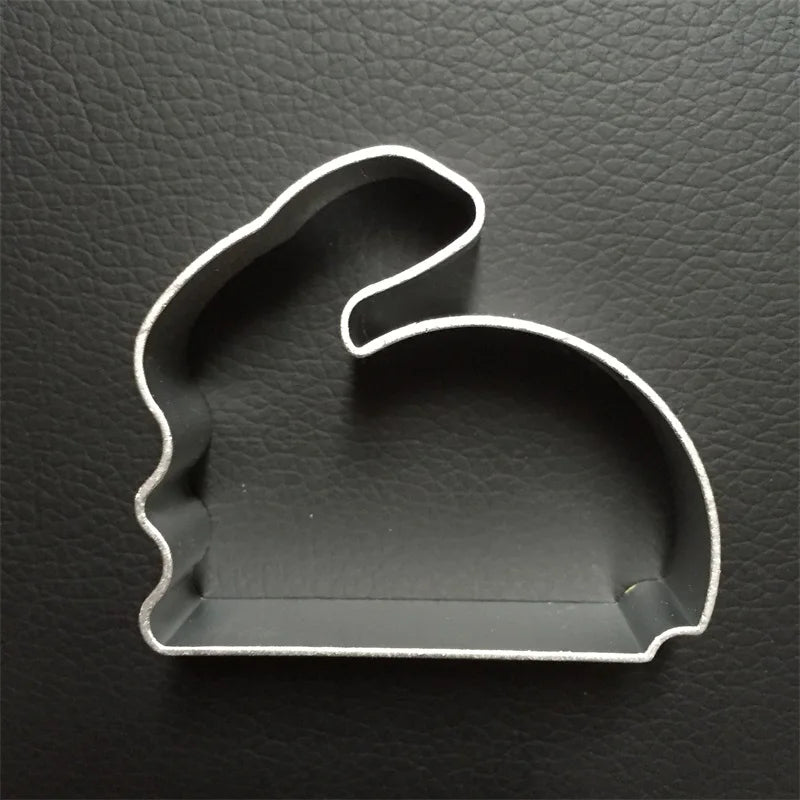 Emporte-pièces à biscuits en alliage d'aluminium en forme de lapin