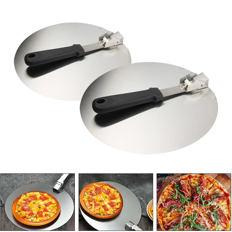 Pelle à Pizza Pliable en Acier Inoxydable – Pour Pizza, Pain et Gâteaux Maison