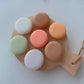Moule à savon rond en silicone 8 cavités – Bougies parfumées & créations artisanales DIY