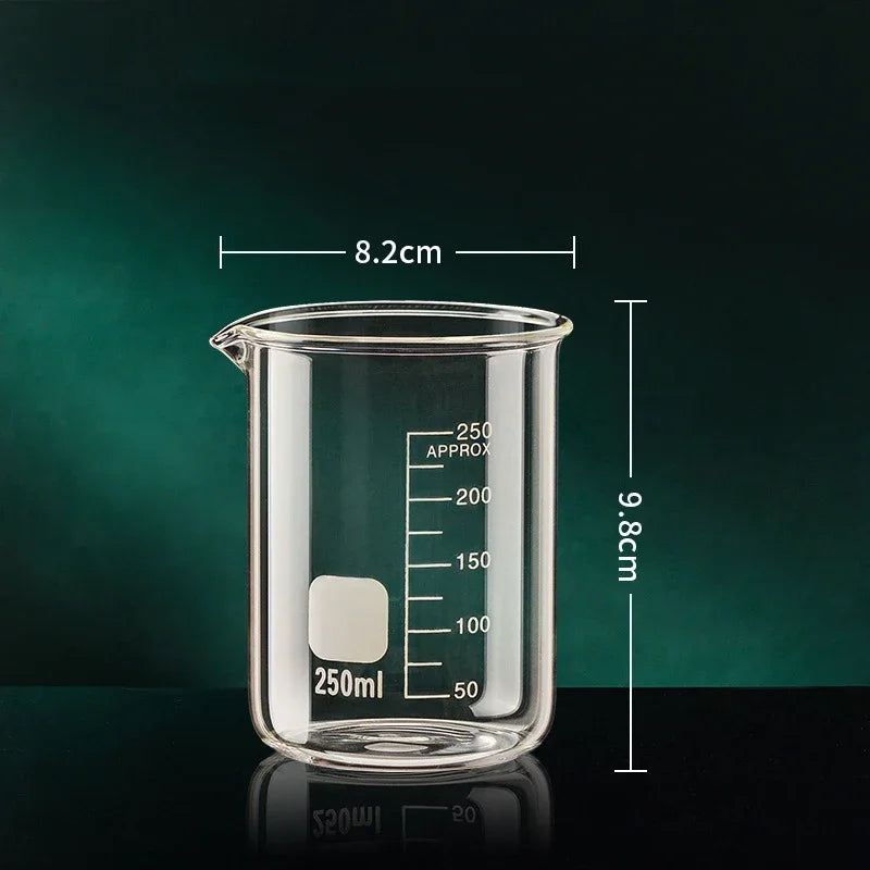 Verre doseur en verre gradué 50–1000 ml – Bécher de mesure pour cuisine et pâtisserie