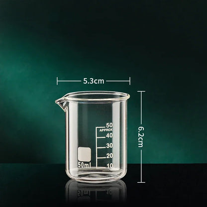 Verre doseur en verre gradué 50–1000 ml – Bécher de mesure pour cuisine et pâtisserie