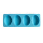 Moule en silicone ovale à 4 cavités pour savon fait main