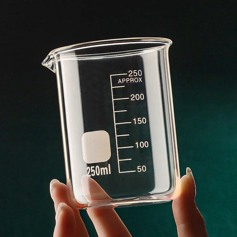 Verre doseur en verre gradué 50–1000 ml – Bécher de mesure pour cuisine et pâtisserie