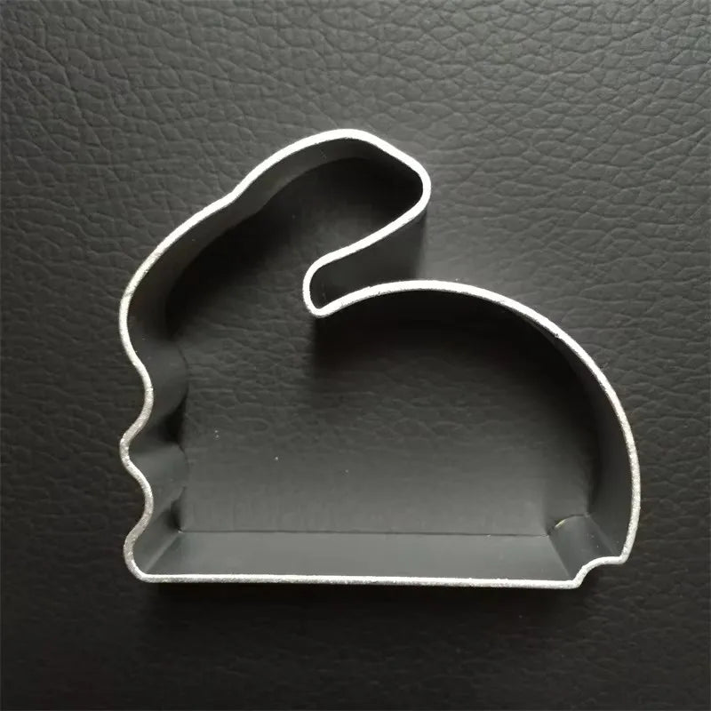 Emporte-pièces à biscuits en alliage d'aluminium en forme de lapin