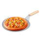 Pelle à Pizza Inox 10/12 pouces – Manche Bois, Anti-Chaleur