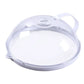 Cloche micro-ondes – Couvercle anti-projections transparent avec poignée pour cuisson et assiettes