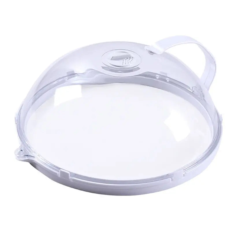 Cloche micro-ondes – Couvercle anti-projections transparent avec poignée pour cuisson et assiettes