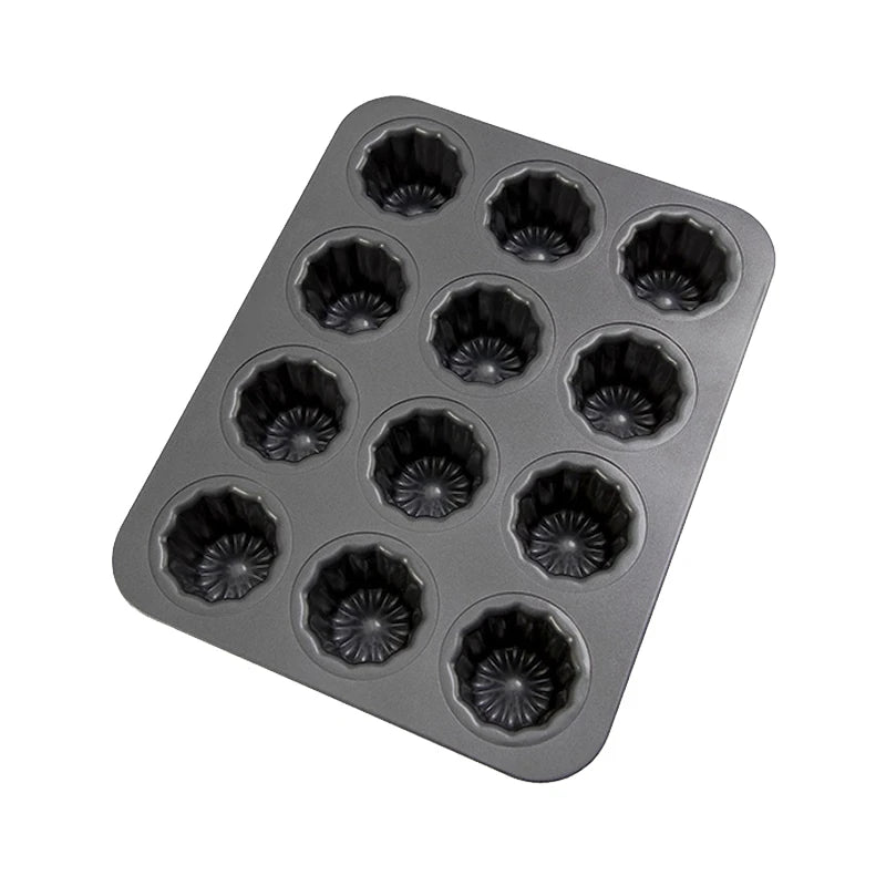 Moule à cannelés 12 cavités