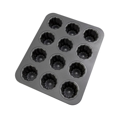 Moule à cannelés 12 cavités