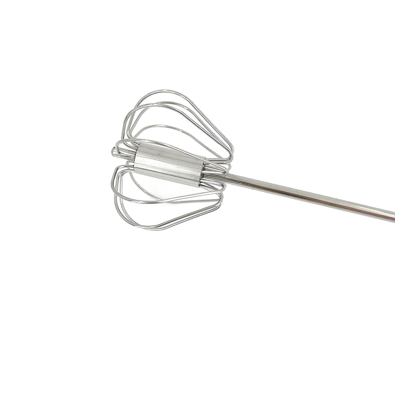 Batteur à œufs semi-automatique en acier inoxydable