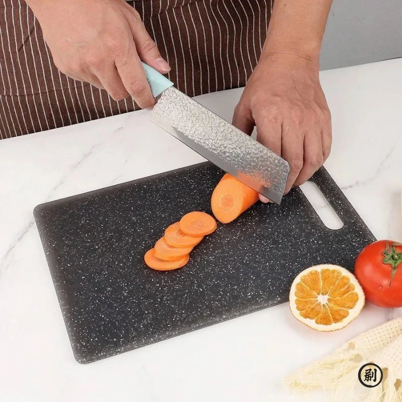 Planche à Découper Marbre PP – Antibactérienne, Lavable au Lave-Vaisselle
