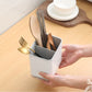 Range-couverts 2 étages – Support détachable pour baguettes, cuillères et fourchettes, organisateur de cuisine