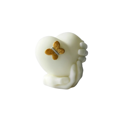 Moule en silicone pour bougie en forme de cœur