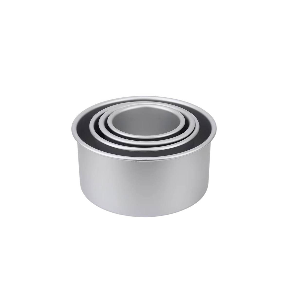 Moule à gâteau rond de 4 ou 8 pouces en aluminium – photo 2