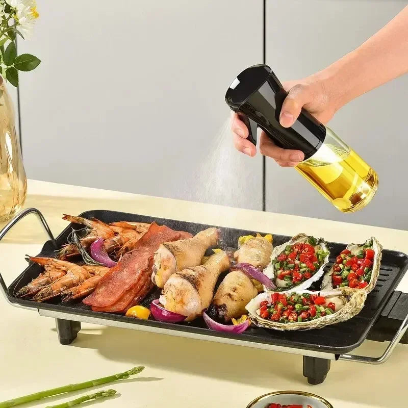 Spray d’huile d’olive – Distributeur réutilisable pour cuisine, vinaigre et huile