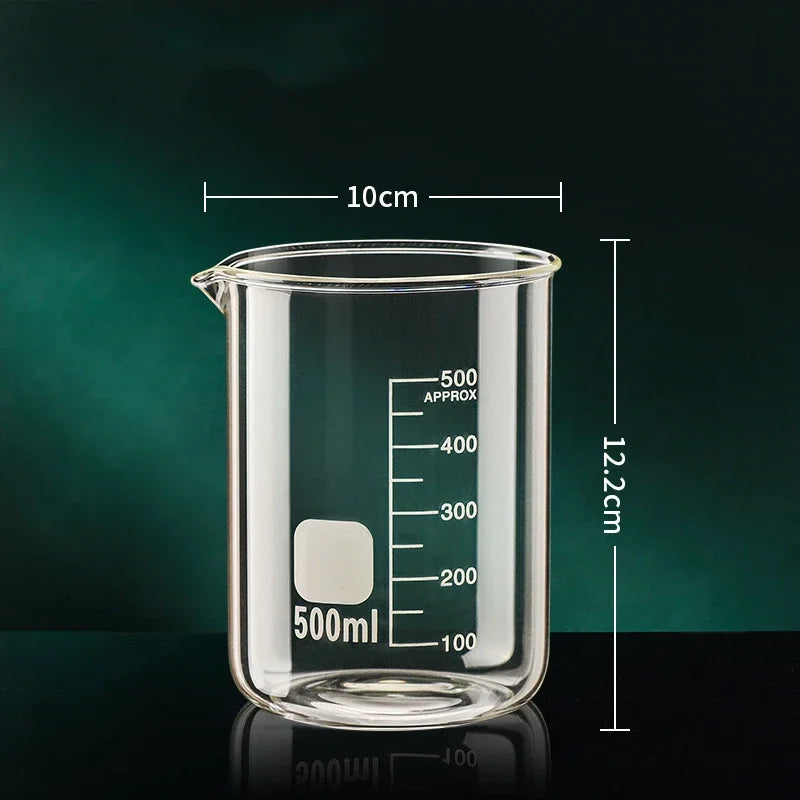 Verre doseur en verre gradué 50–1000 ml – Bécher de mesure pour cuisine et pâtisserie