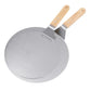 Pelle à Pizza Inox 10/12 pouces – Manche Bois, Anti-Chaleur