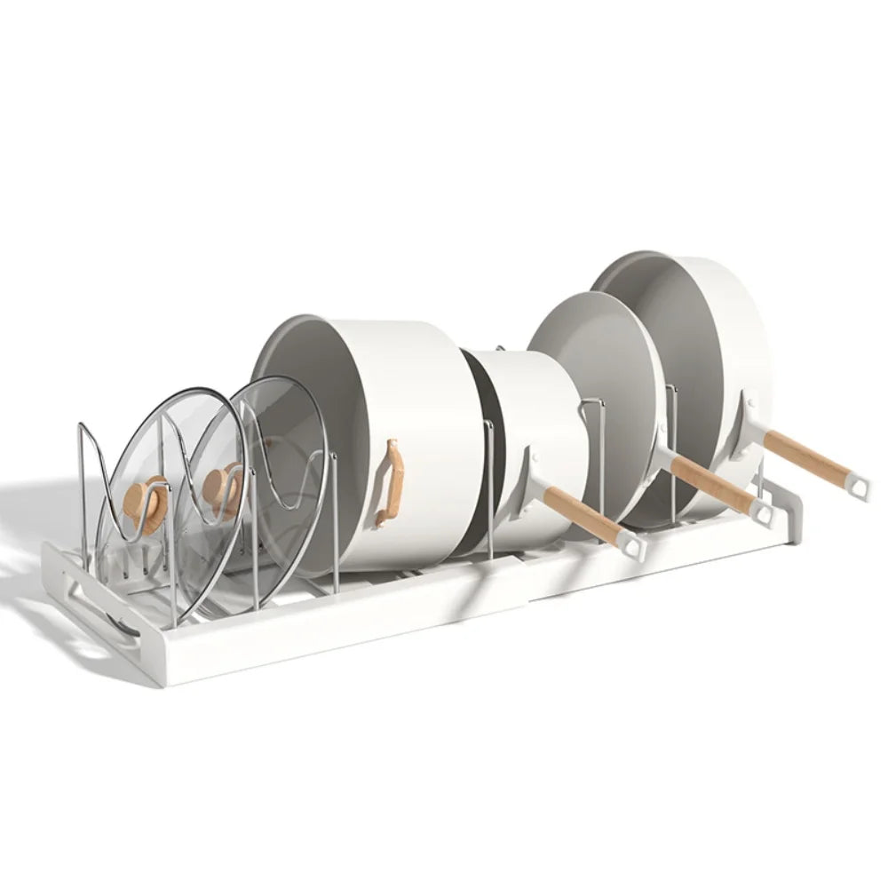 Range-couverts pliable – Support pratique pour ustensiles et couvercles de cuisine
