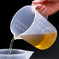 Lot de 6 verres doseurs gradués en plastique transparent – Tasses de mesure pour cuisine et pâtisserie