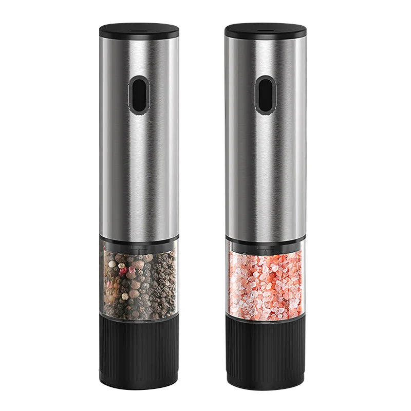 Moulin à poivre électrique rechargeable – Broyeur automatique à sel et poivre avec mouture réglable pour cuisine moderne