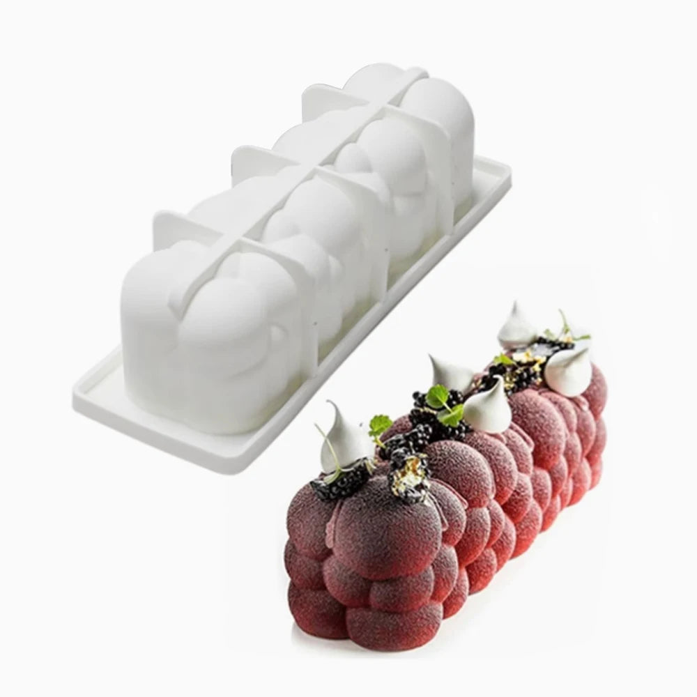 Moule à bûche de Noël en silicone