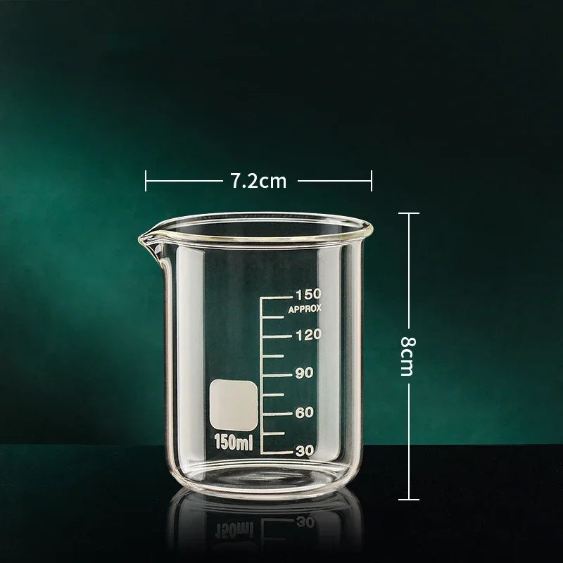 Verre doseur en verre gradué 50–1000 ml – Bécher de mesure pour cuisine et pâtisserie