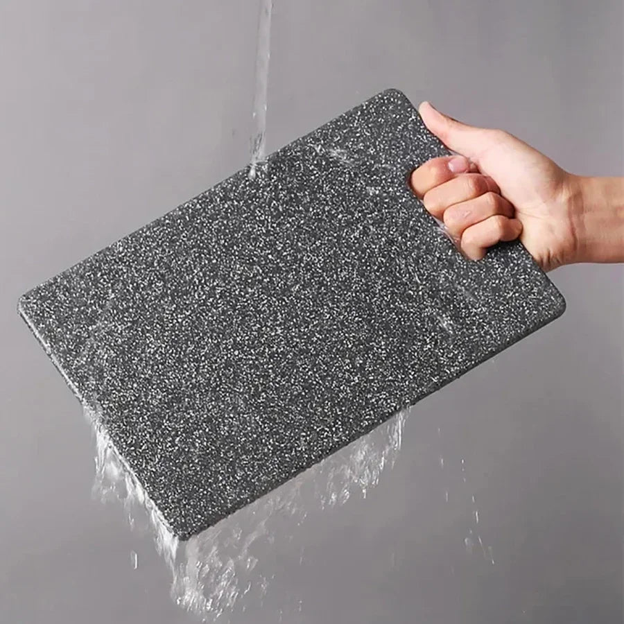 Planche à Découper Marbre PP – Antibactérienne, Lavable au Lave-Vaisselle