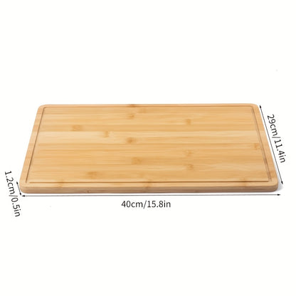 Planche à découper en bambou épaisse et durable – photo 2